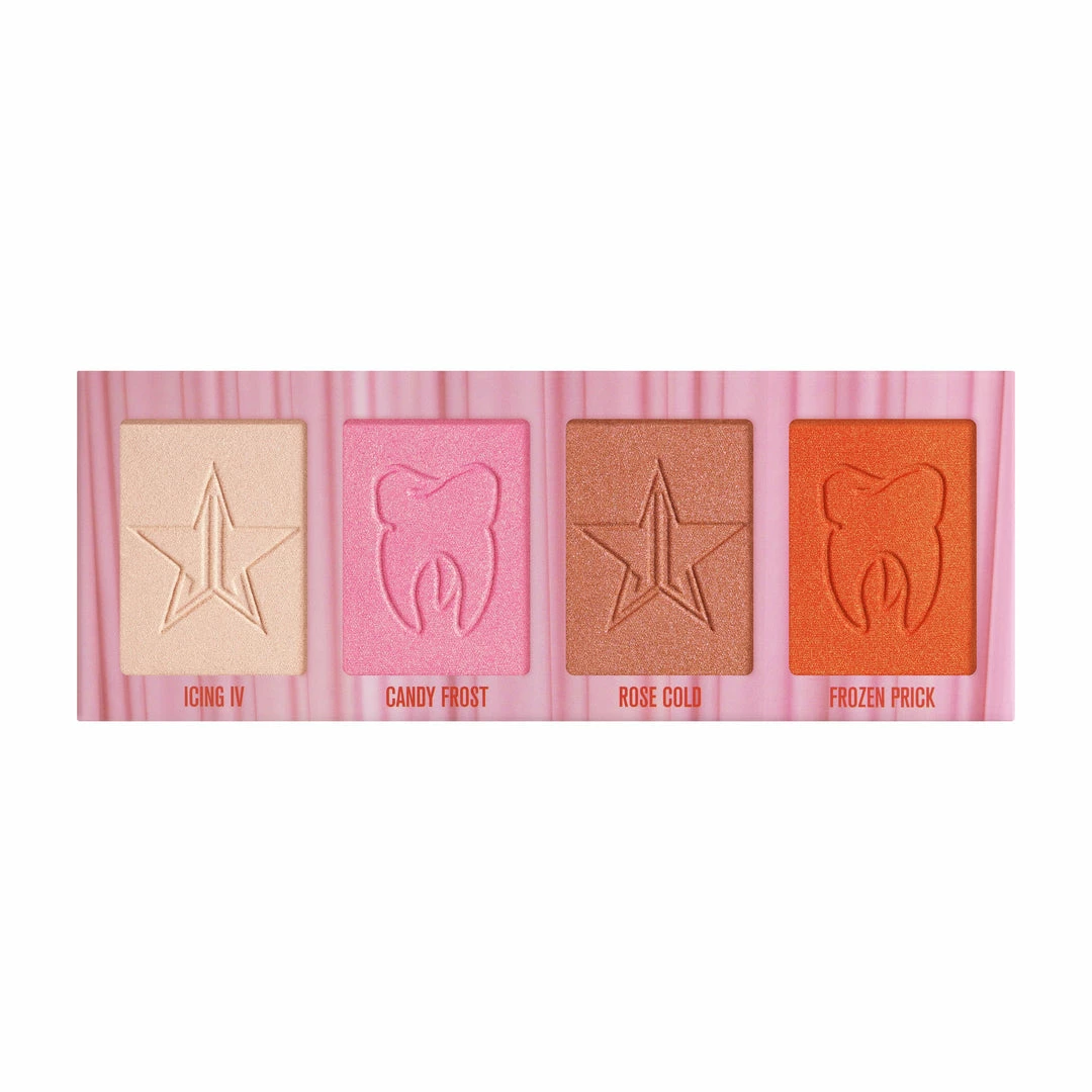 Cheapest ⭐ Jeffree Star Cosmetics Highlighters Cavity Skin Frost Highlighter Palette ⌛ 4 Jeffree Star Cosmetics Highlighters Cavity Skin Frost Highlighter Palette