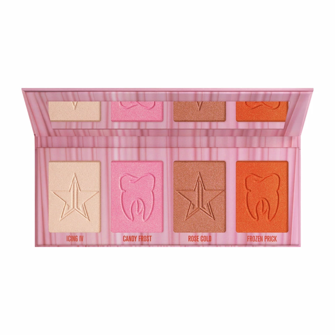 Cheapest ⭐ Jeffree Star Cosmetics Highlighters Cavity Skin Frost Highlighter Palette ⌛ 3 Jeffree Star Cosmetics Highlighters Cavity Skin Frost Highlighter Palette