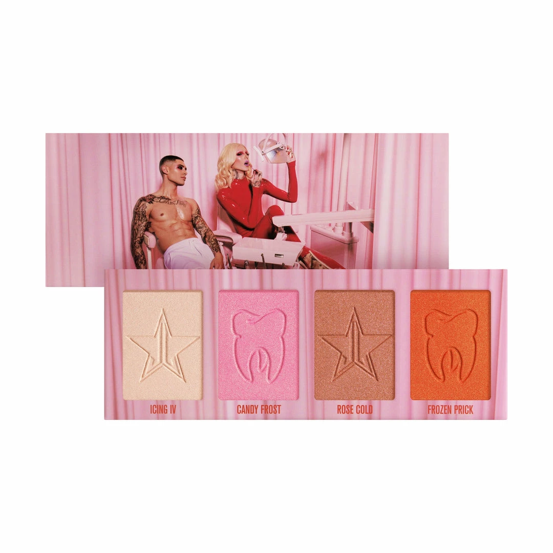 Cheapest ⭐ Jeffree Star Cosmetics Highlighters Cavity Skin Frost Highlighter Palette ⌛ 2 Jeffree Star Cosmetics Highlighters Cavity Skin Frost Highlighter Palette