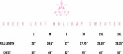 Jeffree Star Cosmetics Green Winter Leaf Sweater