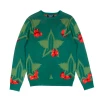Jeffree Star Cosmetics Green Winter Leaf Sweater