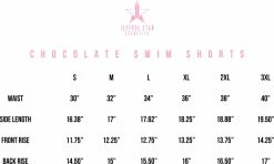 Jeffree Star Cosmetics Chocolate Swim Shorts Fashion