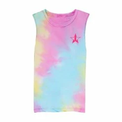 Jeffree Star Cosmetics Summer Tie Dye Cutoff Tank